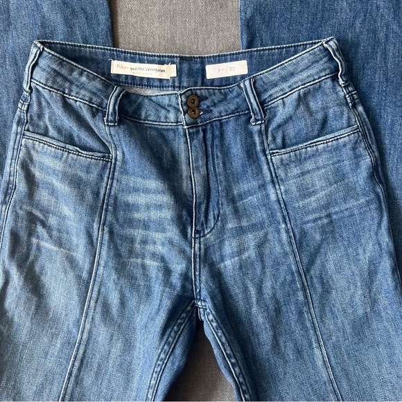 Pilcro and the Letterpress Blue Flare Jeans - Picture 3 of 7